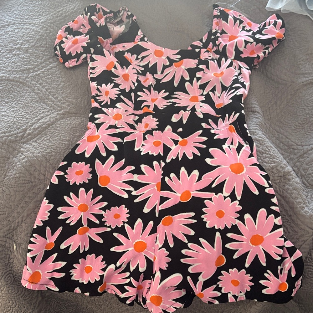 Lily Rose Pink Floral Kids Dress